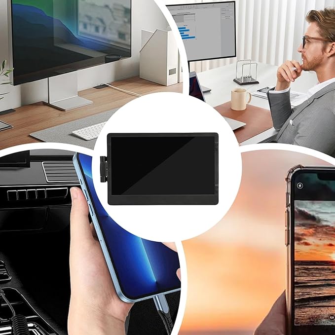 Laptop Screen Extender, Compact, – 11.6 Inches HD Fold, External Monitor Travel Home, Office Desktop Game Phone Tablet | Multipurpose Outdoor Indoor Utility Premium high-Performance