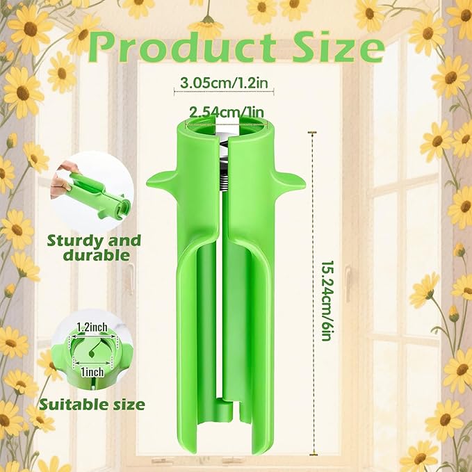 Rose Thorn Stripper Tool Thorn Remover Leaf Stripper Tool Flower Cleaner Cutter Flower Shop Gardening Floral Arrangements Clean Stem Green New Upgrades Efficient for Home Professional Florist