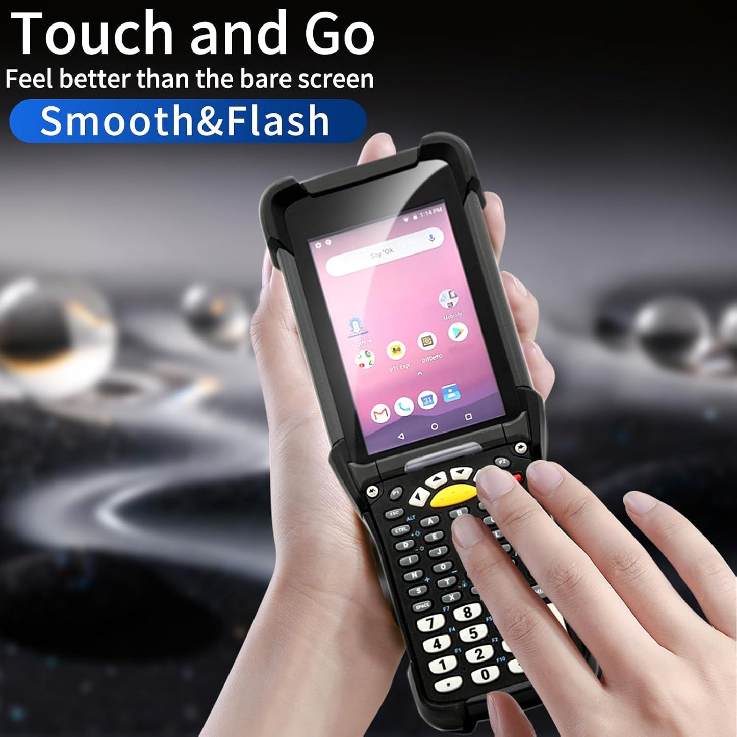 Zebra | 4PCS Tempered Glass Screen Protector - 9H Scratch-Resistant for MC9300 Mobile Computer