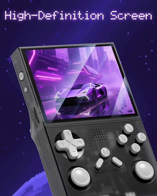 R40 Handheld Game Console - Retro Gaming with 128G TF Card & 20,000+ Games | Portable Mini Emulator