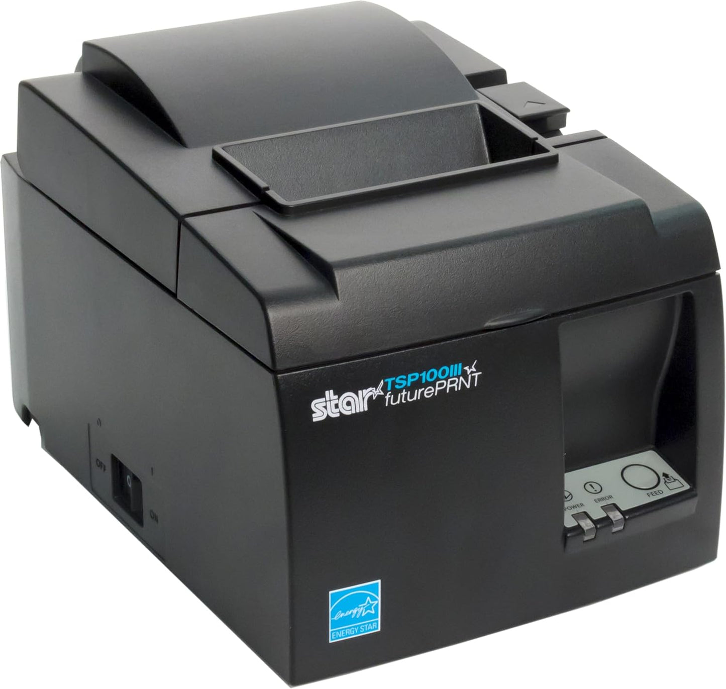 Star Micronics TSP143IIILAN Thermal Receipt Printer - Ethernet Connectivity, Auto-Cutter, Gray