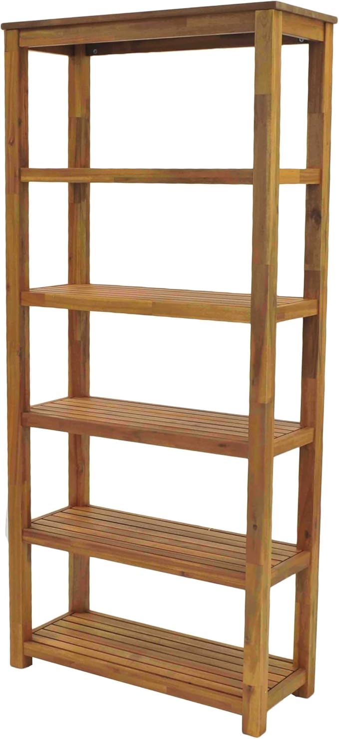 New Pacific Direct Tiburon Book Shelf Furniture, Amber