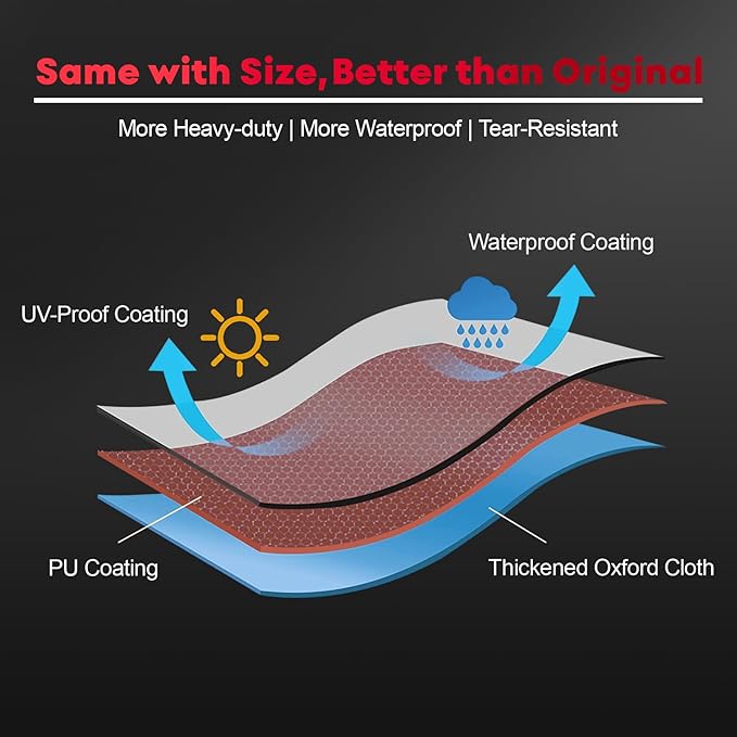 Comnova Grill Cover for Traeger Ironwood 650 - 600D Waterproof Heavy Duty, Premium Pellet BBQ Cover Accessory for Traeger Ironwood 650 Grills