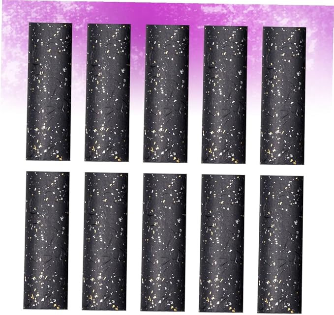 CIMAXIC 10 Sheets Black Wrapping Paper Bouquet Packaging Wrap for Wedding Birthday DIY Papercraft Thick High-grade Tissue Paper for Floral Presentation