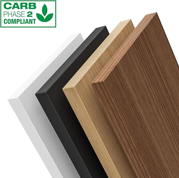Brown Bookshelf, Wood Bookcase with 3 Tier Open Shelves, 10-Cube Minimalist Storage Shelf for Living Room, Bedroom, 43.3" W x 35.4" H
