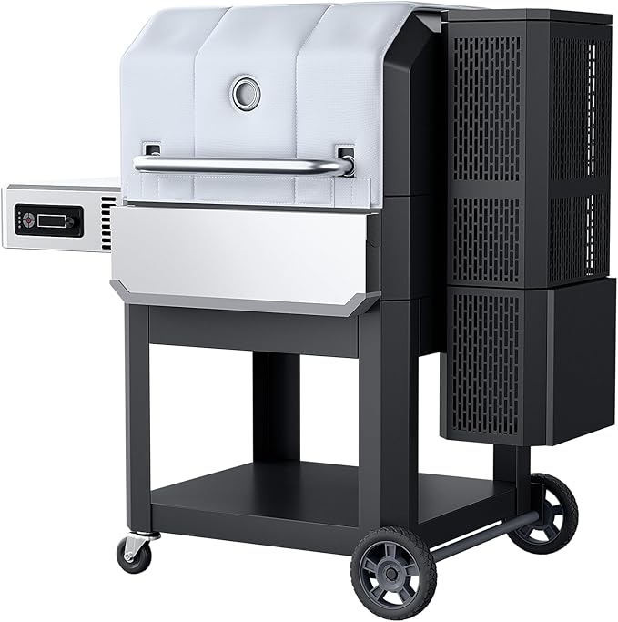 Grill Thermal Insulated Blanket for Masterbuilt Gravity Series 1050 Charcoal Grill, fits MB20041220 Gravity Series Grill Smoker Insulation Blanket for Winter Cooking