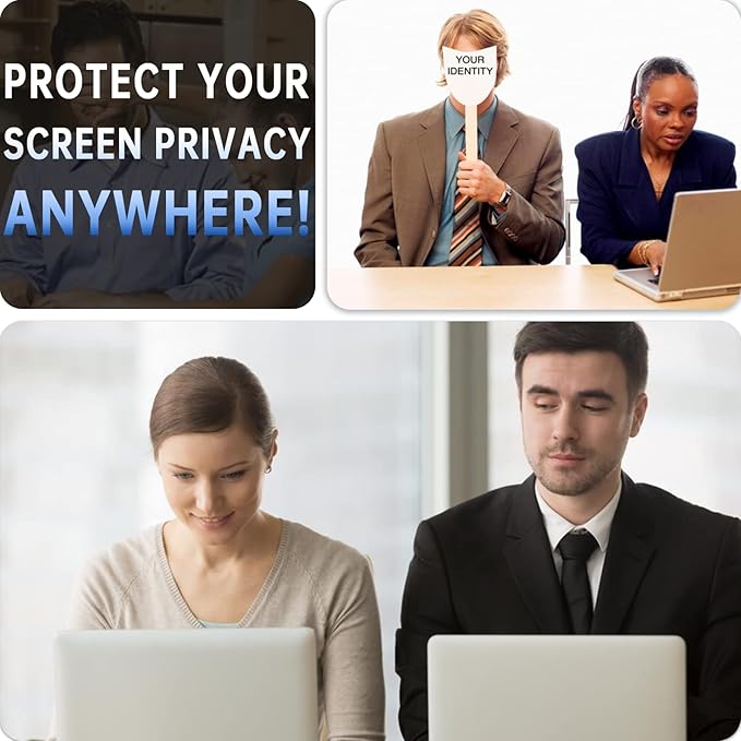 Peslv Magnetic Privacy Screen for MacBook Air 13 Inch (2010-2017), Removable Anti Blue Light Glare Peep Filter Black out Screen Protector for Mac 13In Laptop Model (A1369, A1466)