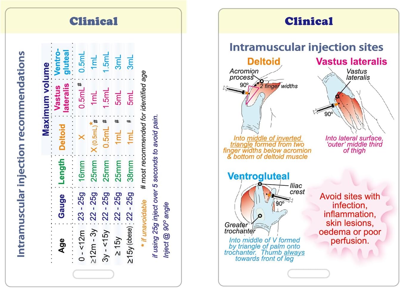 Skiennix Nursing Badge Reference Cards - Essential Pocket Size Success Bundle for Nursing Students