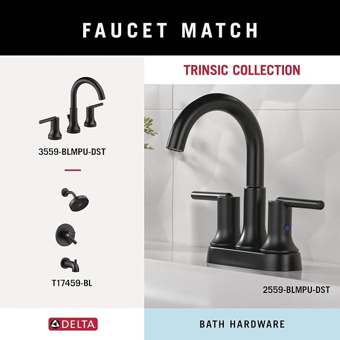Delta Trinsic (3-Pack) Towel Hooks Matte Black Single Bathroom Hooks Wall Mounted for Robes & Towels Hand Towel Hook Holder Kitchen, Bathroom Accessories 75935-BL