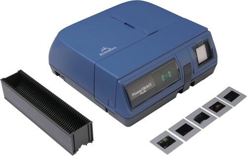 Pacific Image PowerSlide X Plus 35mm Slide Scanner - Auto Batch Scanning Up to 50 Slides | 10000 DPI True Color
