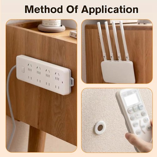 BusyLive Magnetic Remote Control Holder - Silicone Organizer with Strong Adhesive | 6PCS Wall Mount Storage