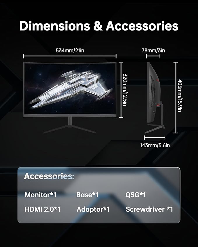 KTC 24 Inch Curved 240Hz Gaming Monitor, FHD 1500R Curved Computer Monitor 1080P, 3000:1 Contrast, Adaptive Sync, HDR, MPRT 1ms, HDMI DisplayPort, Low Blue Light, Tilt, VESA Mount, H24S17P