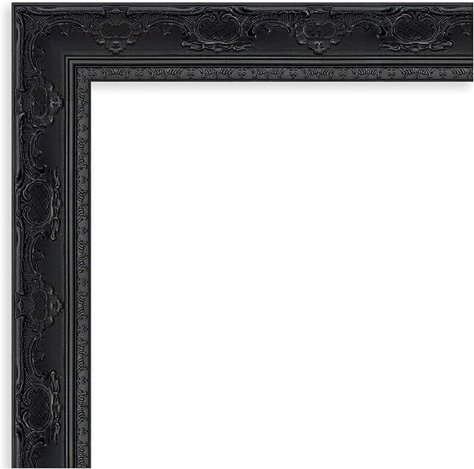 Amanti Art Black Framed Magnetic Board 24x24 Medium Vision Board for use with Magnets, 100% Metal Sheet to Display Items as Office Decor or for Home Organization in mudroom, Kitchen or Kids Room