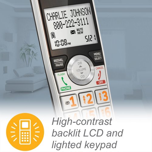 AT&T CL80107 Additional Handset - Compatible with CL82x07, CL82x57, CL82x67, CL83x07, CL84x07 Series