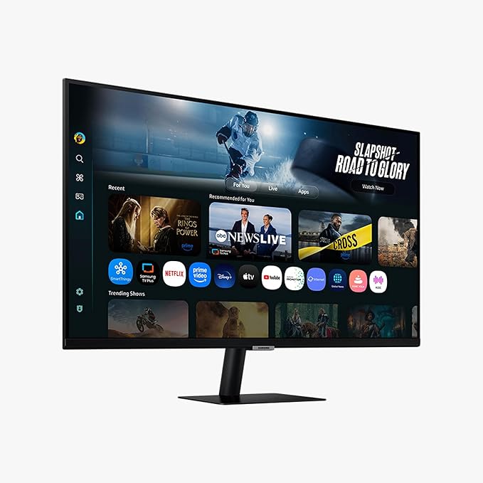 Samsung 32” Smart Monitor M7 (M70F) 4K UHD Display, Samsung Vision AI, Smart TV Apps, Gaming Hub, USB-C, HDMI and USB-A, Black, LS32FM702UNXZA, 2025