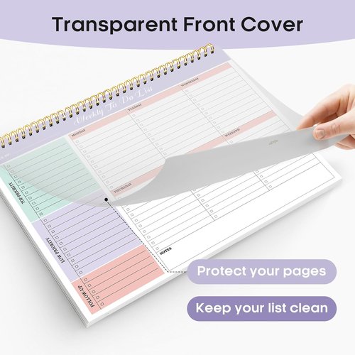 Regine Switzerland Weekly To-Do List Notepad | Bible Highlighters for Organized Planning