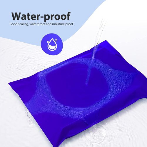 Fuxury Poly Mailers - 500 Pcs Waterproof Shipping Bags 14.5x19 Inch | Strong Adhesive for Small Business