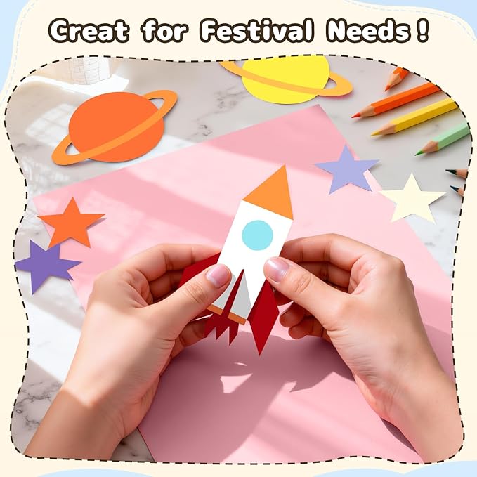 120 Sheets Cardstock 8.5x11, 65lb Colored Card Stock, 15 Assorted Colors Construction Paper, 180gsm Thick Printer Paper for Printing, Painting, Card Making, Kids School Supplies,Party Decorations