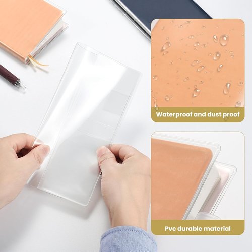 Hobonichi - Clear Cover for Weeks Planner | Protective Plastic Sleeve - 8.0x7.7 Inches, Compatible with April Start & Mega Planners (1-Pack)