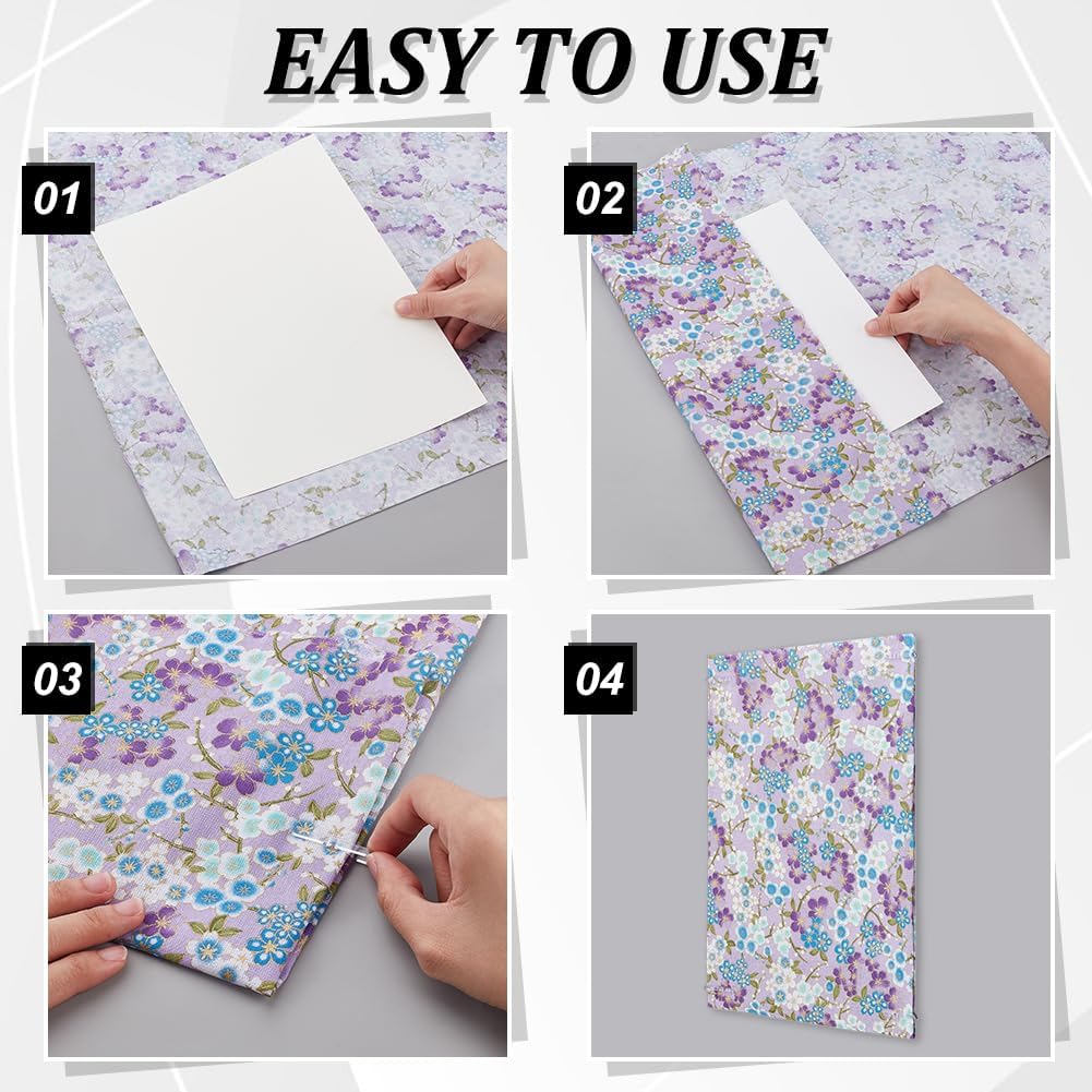 Skiennix Fabric Storage Boards - 200 Pcs 7.5 x 10.6 Inch with 3 mm Thickness & 900 U-Shape Clips