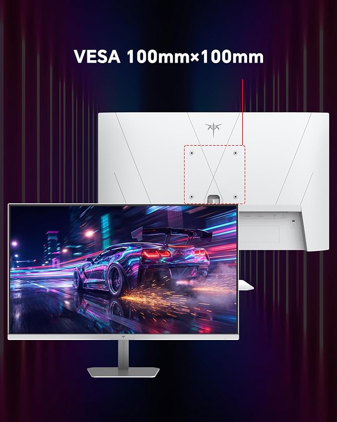 KTC 24 Inch 240Hz Gaming Monitor,1080P PC Computer Monitor with Fast IPS Panel, HDR 400, Adaptive Sync, 1ms(MPRT), 116% sRGB, HDMI Display Port, Eye Care, VESA Mount, White H24F7
