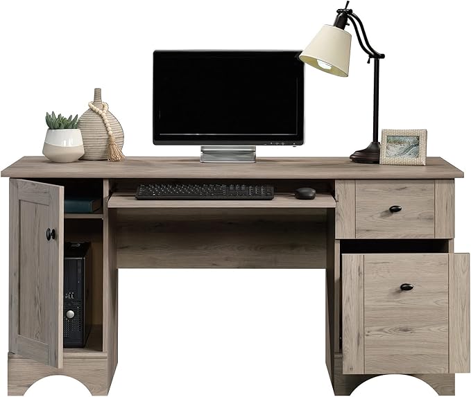 Sauder Miscellaneous Office Home Office Desk, Laurel Oak Finish