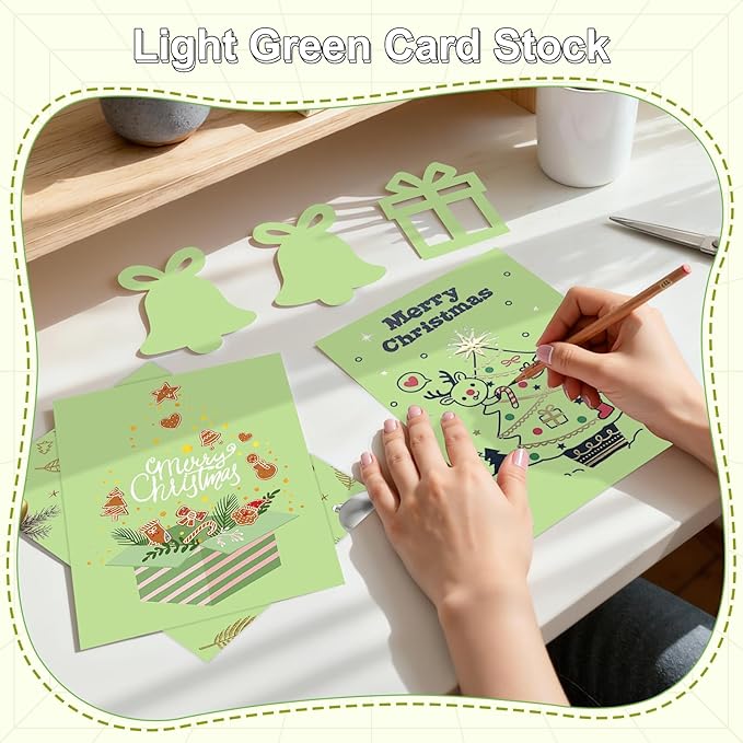 40 Sheets Cardstock 8.5x11, 65lb Light Green Card Stock, Construction Paper, 180gsm Thick Printer Paper for Printing, Painting, Card Making, Kids School Supplies,Party Decorations
