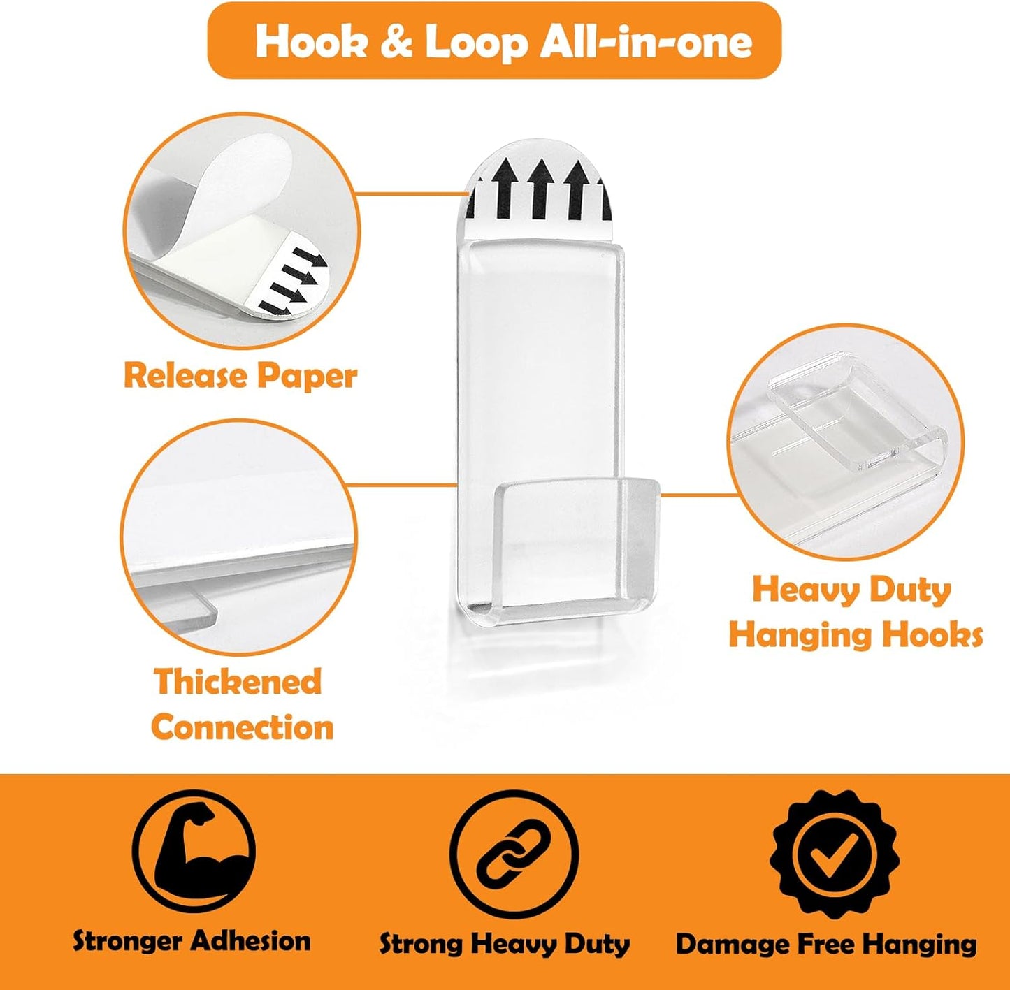 Vodolo Vinyl Record Wall Mount - 18 PCS Acrylic Holder | No Drill Clear Display Shelf for Album Covers