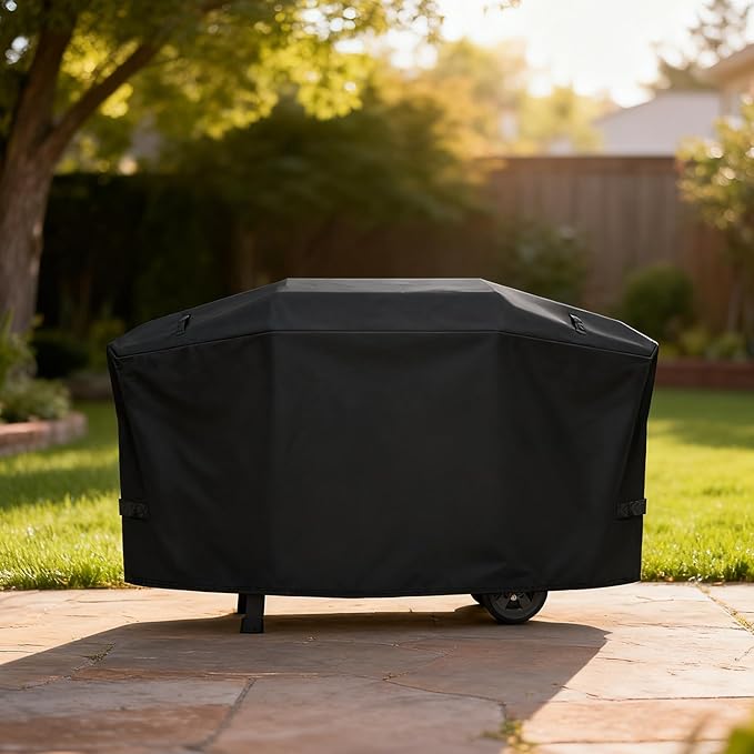 EZ-DONGTENG Grill Cover fit for Weber Slate 28" Rust-Resistant Griddle, Heavy-Duty 600D Waterproof Cover for 3401060 Weber Slate 28 inch Flat Top Griddle Grill Cover