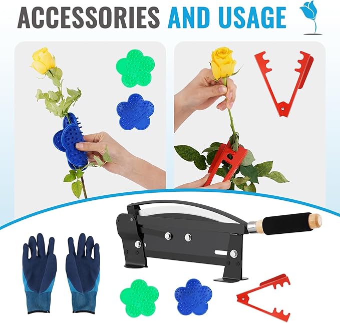 Flower Stem Cutter Floral Stem Cutter with Safety Latch Stem Cutter for Fresh Flowers for Florists or Garden Use