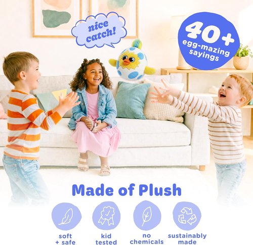 Move2Play Easter Egg Toss Game - Fun Indoor/Outdoor Activity for Kids Ages 3-8 | Perfect Easter Basket Stuffer
