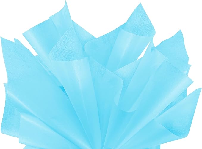 Flexicore Packaging® | Gift Wrap Tissue Paper | Size: 15"x20" | 100 Sheet | Acid Free Bulk Tissue Paper | (Oxford Blue)