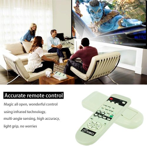 AWO Projector Remote Control - Compatible with EPSON PowerLite Home Cinema & Pro Cinema Models