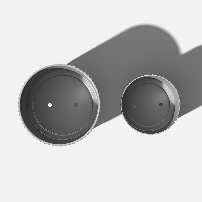 Veradek Demi Series Round Planter w/Stand for Porch/Patio | Durable Plastic-Stone Composite & Wooden Stand | Modern Décor for Tall Plants, Flowers
