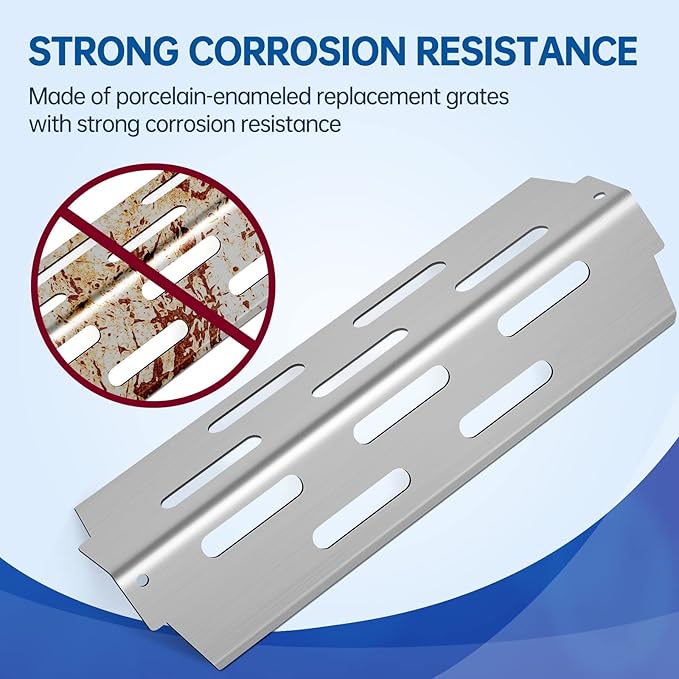 LPTNFRTN Stainless Steel Grill Flavorizer Bar BBQ Gas Grill Replacement Parts for Weber Genesis II 300 Series Genesis II E-310 E-315 E-330 E-335 S-310 S-335 Gas Grill