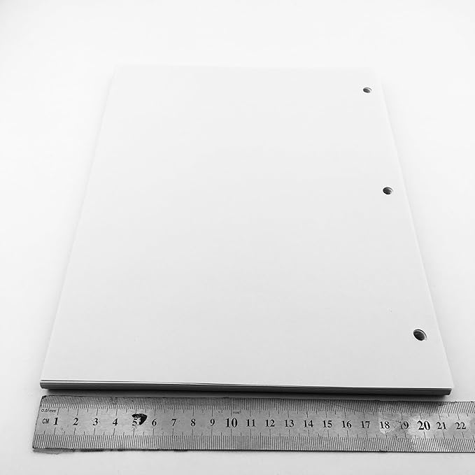 Shuokecrafts Loose Leaf Paper,(8.5" x 11") - 3-Hole Punched Letter, Filler Paper,Multi-Use Print & Copy Paper Brightness (500)