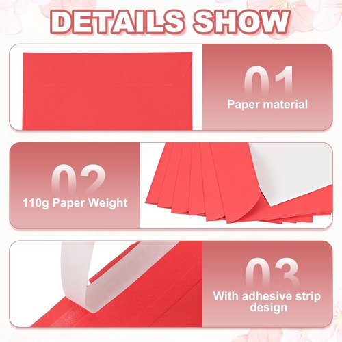 PATIKIL Invitation Envelopes - 50 Pcs Self-Seal A7 for Weddings, Thank You Cards & More | 7.5x5.5 Inch, White