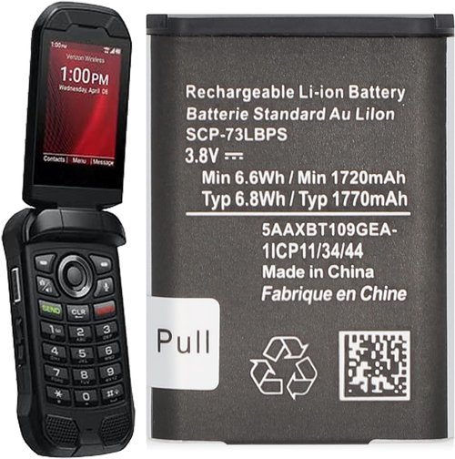 Kyocera SCP-73LBPS Battery - 2025 Upgraded Replacement for DuraXV Extreme E4810 | Reliable Power Source