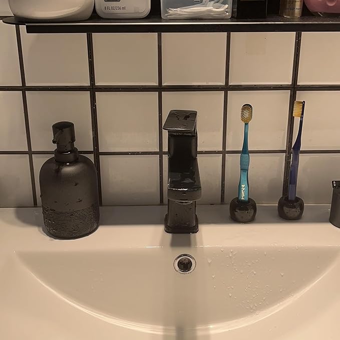 GalDal Soap Dispenser Black,Hand Soap Lotion Dispenser for Bathroom Countertop,Soap Dispenser for Kitchen.