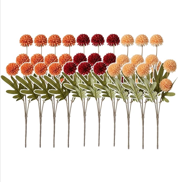 Artificial Hydrangea Flowers Fake Hydrangeas Faux Flowers Bouquet Artificial Plants for Wedding Home Office Decor Excluding vases-（Mixed 10 PCS）