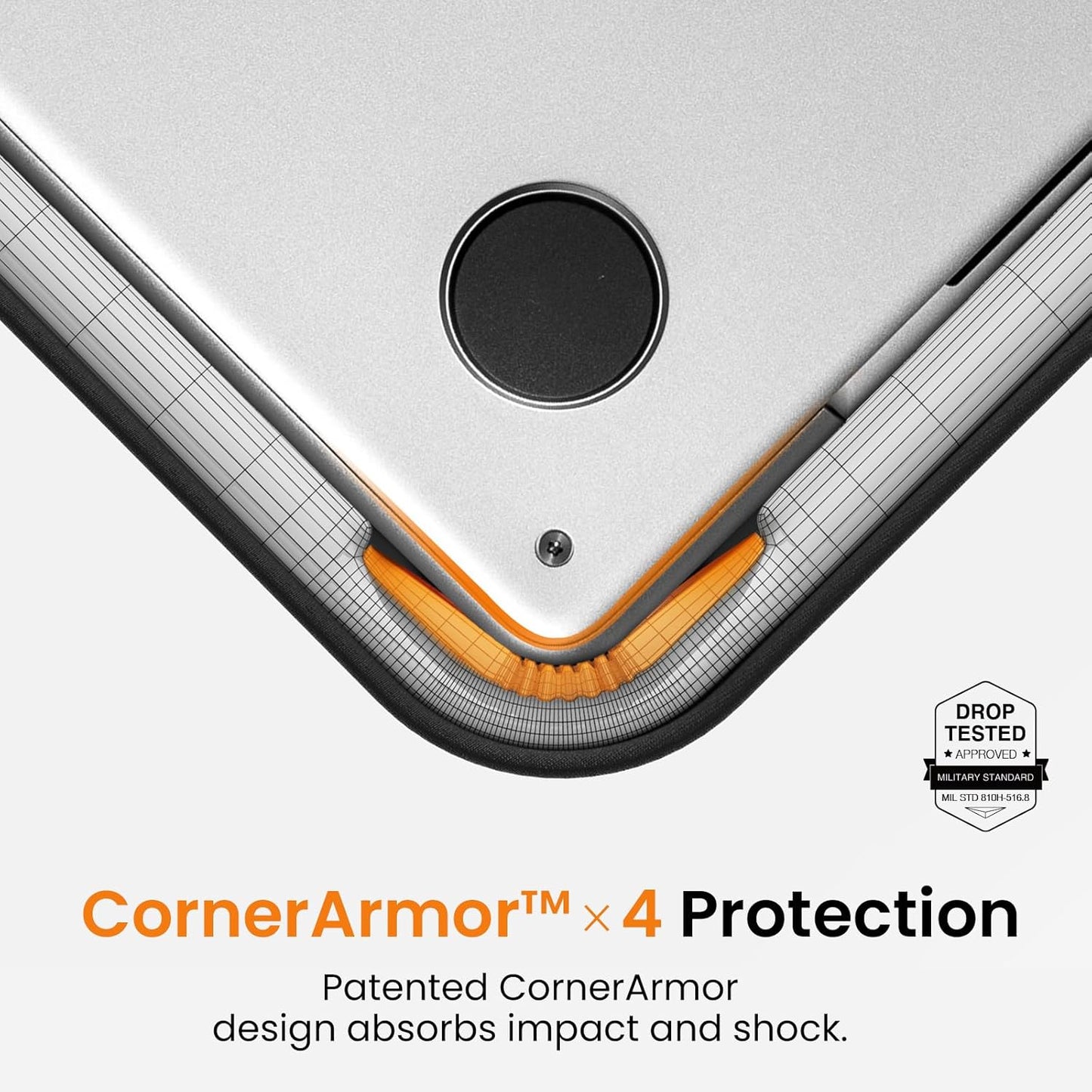 tomtoc Slim 360° Protective Laptop Sleeve - Water-Resistant Case for 13" MacBook Air & Pro