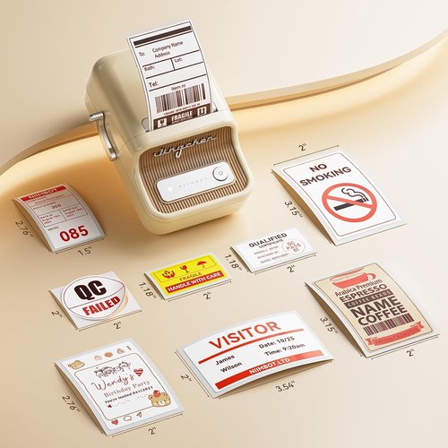 NIIMBOT Label Maker Refill Sticker Papers - Dual Color Printing for Pro Series | 1.5''x2.8'' (38x70mm)