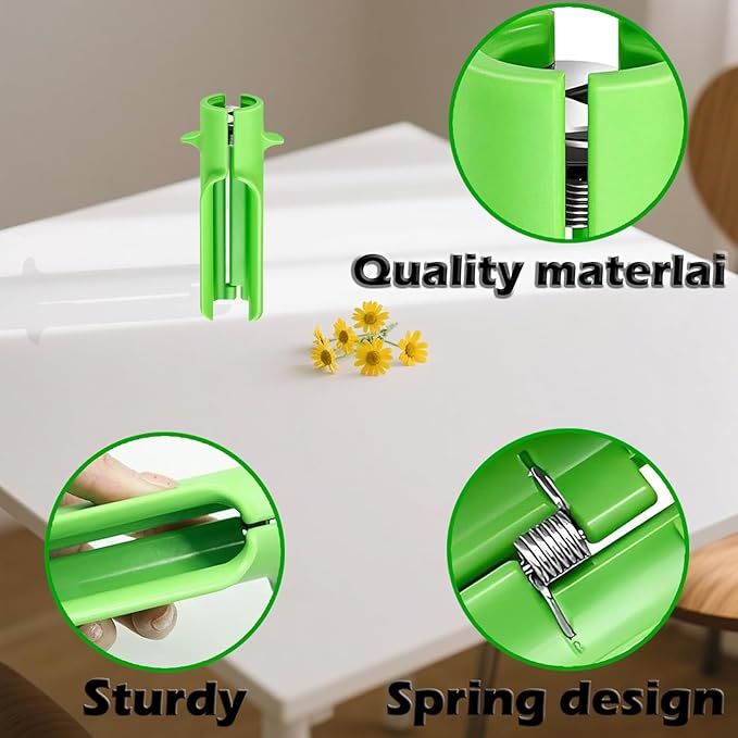 Rose Thorn Stripper Tool Thorn Remover Leaf Stripper Tool Flower Cleaner Cutter Flower Shop Gardening Floral Arrangements Clean Stem Green New Upgrades Efficient for Home Professional Florist