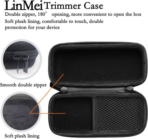 LinMei Hard Case - Travel Organizer for QP2520, QP2530, QP2620, QP2630 Electric Trimmer & Shaver