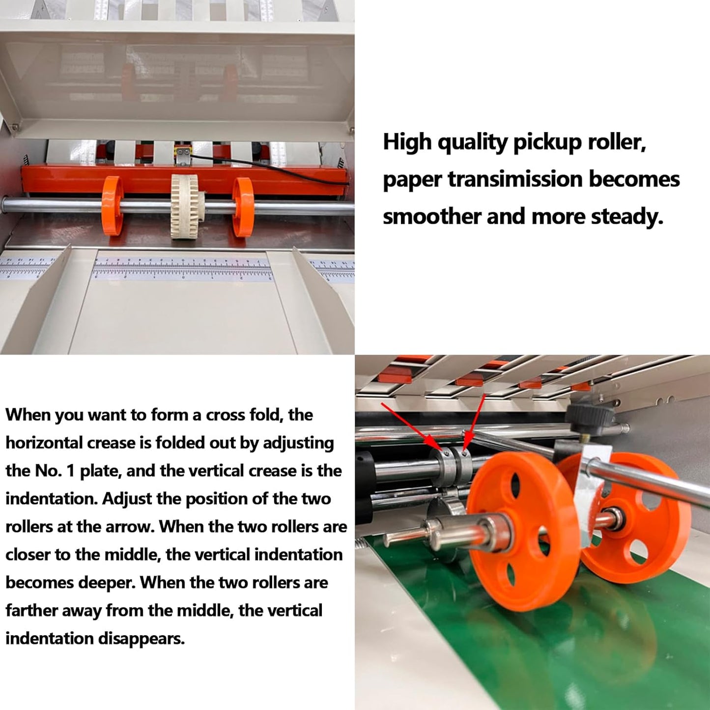 WYDDDARY Automatic Paper Folding Machine - Fast 262ft/min Speed | Folds Sizes 2x3in to 12x27in