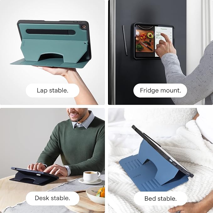 ZUGU CASE for 10.2 Inch iPad 7th / 8th / 9th Generation Case (2021/2020/2019), Protective, Thin, Sleek Design, Magnetic Stand, Sleep/Wake Cover, Magnetic Cover, Berry Purple