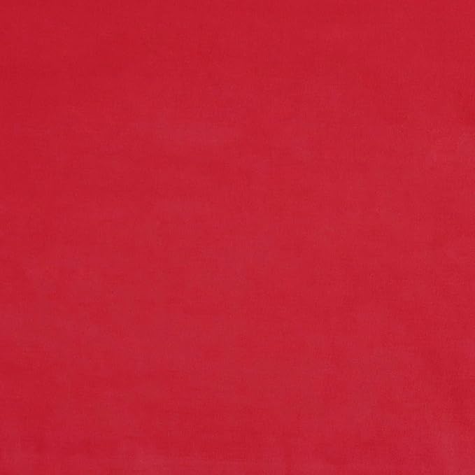 Amazon Basics Kid's Soft Easy-Wash Lightweight Microfiber 3-Piece Sheet Set, Twin, Red, Solid (Pack of 4)
