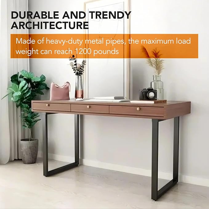 Metal Table Legs Heavy Duty, 28”H x 18”W(Bear Up to 1300lb),Metal Furniture Legs for Dining Desk Bench and Coffee Table, Industrial Black DIY Iron Bench Legs, Set of 2