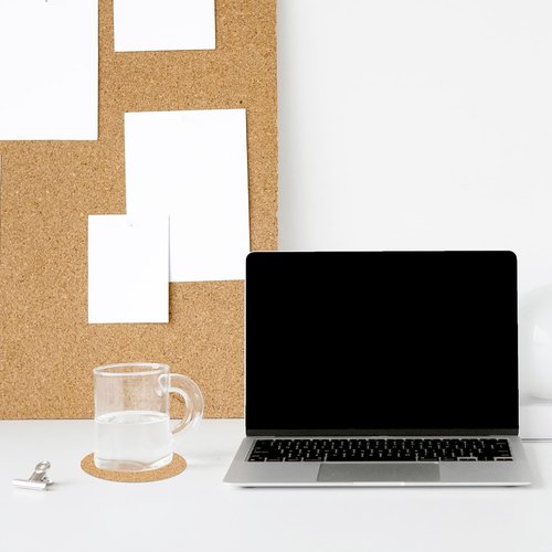 Cork Sheets by [Brand Name] - 10 PCS Self-Adhesive Tiles for Coasters & DIY Crafts | 11.69x8.26 Inches