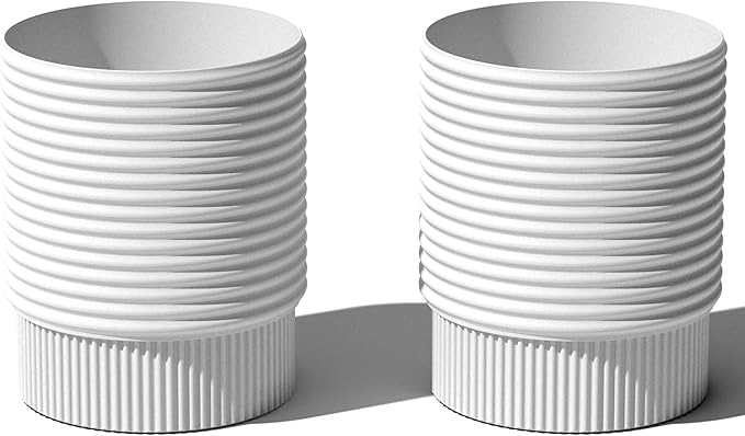 Veradek Mod Series 17" Medium Planter for Patio & Backyard | Durable Plastic-Stone Material | Modern Décor for Plants & Flowers